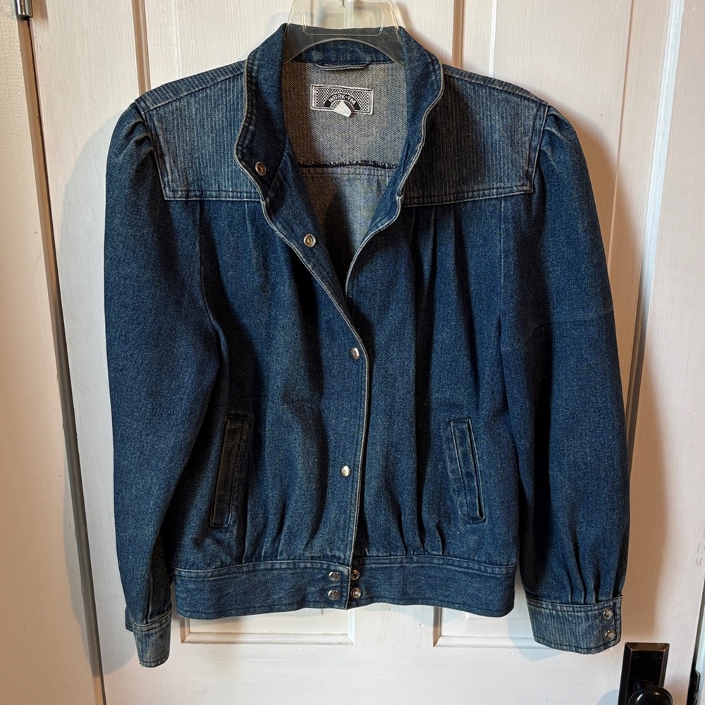 VTG‎ WBRK-FM Denim Blue Women's Jacket